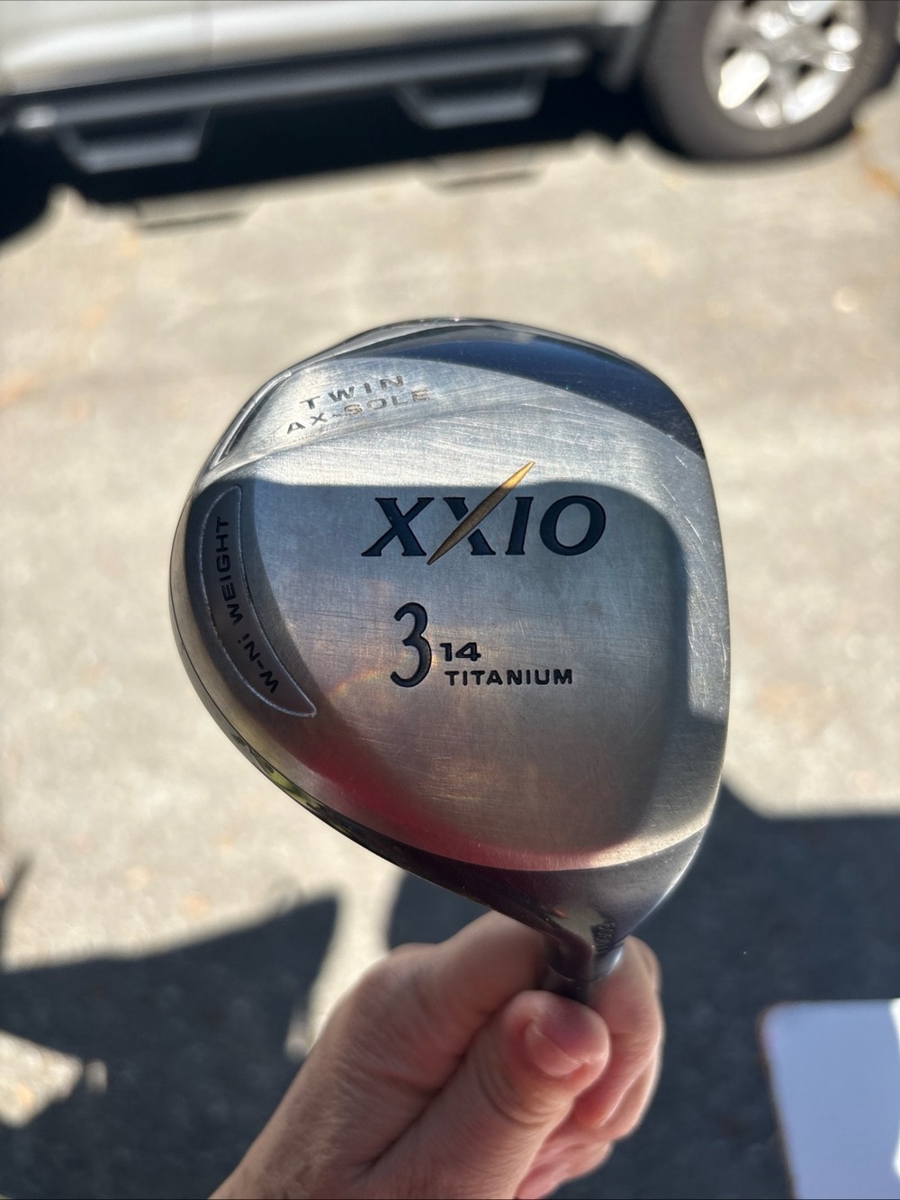 Xxio Titanium Twin Ax-Sole 14 Degree 3 Wood Stiff Flex Speeder Graphite